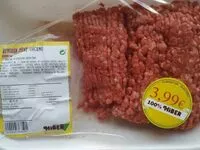Mängden socker i Burger meat vacuno