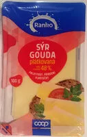 Mängden socker i Sýr gouda plátkovaná 48%