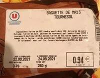 Mängden socker i Baguette de maïs tournesol