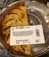 Mängden socker i Tarte normande