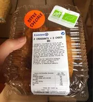 Mängden socker i 2 croissant + 2 choco bio