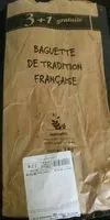 Mängden socker i Baguette tradition française