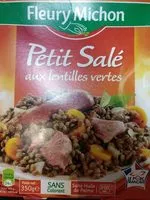 Mängden socker i Petit salé aux lentilles vertes