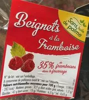 Mängden socker i Beignet framboise