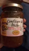Mängden socker i Confiture pêche