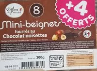Mängden socker i Mini-beignets chocolat noisettes