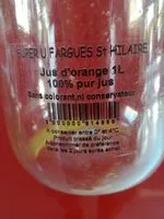 Mängden socker i Jus d'orange