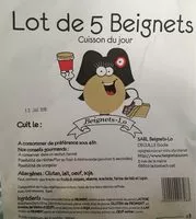 Mängden socker i Beignets fourrés