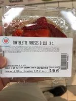 Mängden socker i Tartelette fraise
