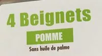 Mängden socker i Beignets pomme