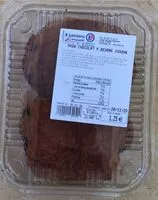 Mängden socker i Pain au chocolat pur beurre 2x50gr