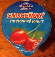 Mängden socker i Choceňský smetanový jogurt višňový
