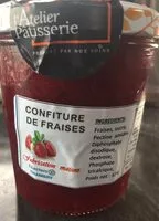 Mängden socker i Confiture de fraise