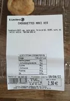 Mängden socker i Chouquettes maxi x15