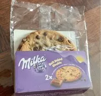 Mängden socker i Cookies Moelleux aux pepites de chocolat Milka