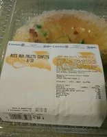 Mängden socker i Galette Rois aux fruits confits