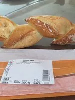 Mängden socker i Baguette épis