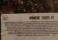 Mängden socker i Amandine cassis