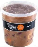Mängden socker i Sopa de Feijão com Couve Lombarda e Bacon
