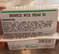 Mängden socker i Brownie noix pécan