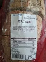 Mängden socker i Pain Complet Exquis