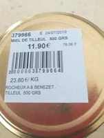 Mängden socker i Miel de Tilleul