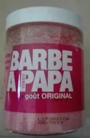 Mängden socker i Barbe a Papa