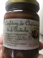 Mängden socker i Confiture de châtaignes de l’Ardèche