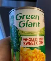 Mängden socker i Whole kernel sweet corn