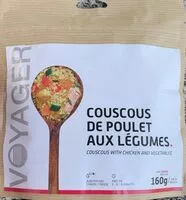 Mängden socker i Couscous de poulet aux legumes