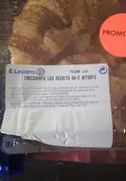 Mängden socker i Croissants nature