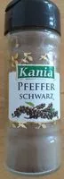 Mängden socker i Schwarzer Pfeffer