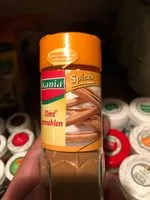 Mängden socker i Ceylon-Zimt gemahlen