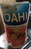 Mängden socker i Dahi Yaourt a boire