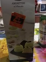 Mängden socker i Amorettini al pistacchio