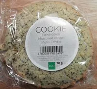 Mängden socker i Cookie au citron et graine de pavot (sans gluten)