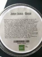 Mängden socker i Jumper ananas mangue