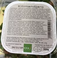 Mängden socker i Salade Kilimandjaro