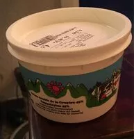 Mängden socker i Crème double de la Gruyère