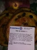 Mängden socker i Pains aux raisins x 4