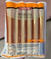 Mängden socker i Würstel di pollo e tacchino