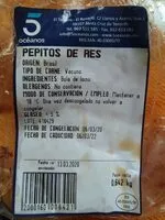 Mängden socker i Pepitos de res