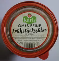Mängden socker i Omas feine Frühstückssülze, fein zerkleinert