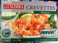 Mängden socker i Crevettes nature surgelées