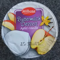 Mängden socker i Buttermilch Dessert