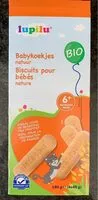 Mängden socker i Lupilu biscuits pour bébés nature