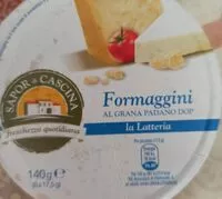 Mängden socker i Formaggini al Grana Padano DOP