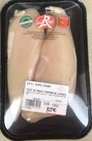 Mängden socker i Filets de poulet fermier de Licques