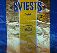 Mängden socker i 82% sviests, no saldā krējuma