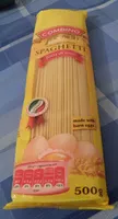 Mängden socker i Spaghetti Pasta all'uovo